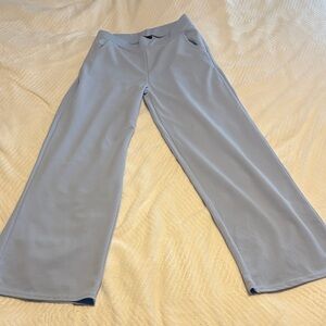 Chic Sky Blue Women's Wide-Leg Pants